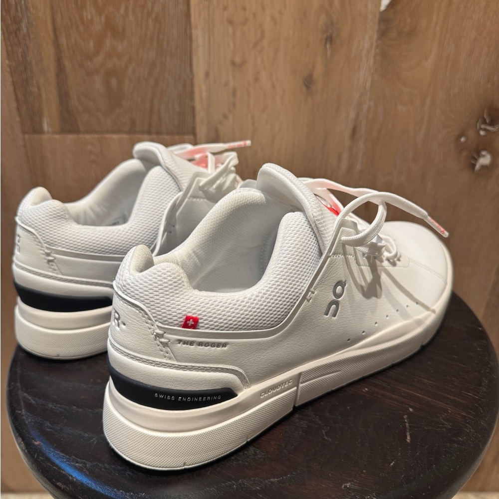 On Running White and Black Women's Sneakers